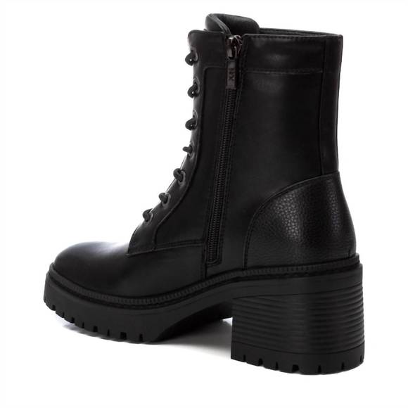 NEW XTI women's combat booties in black - Picture 4 of 5